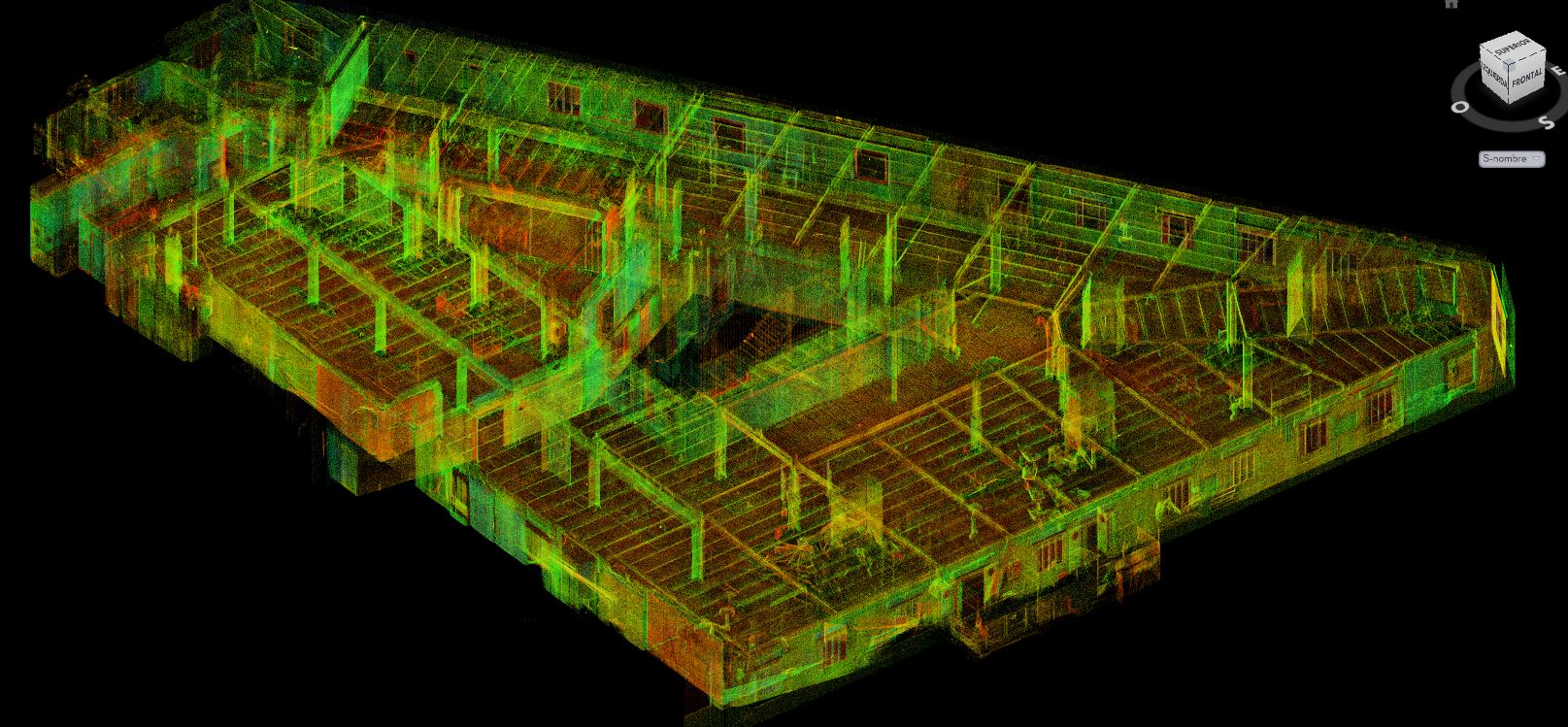 nube de puntos escaner laser terrestre grupo trato